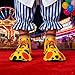 enadoi Unisex Clown Shoes Costume Accessory For Halloween Christmas Parade Carnival Disco Theme Circus Costume Cosplay Outfit (Multicolour, Medium)