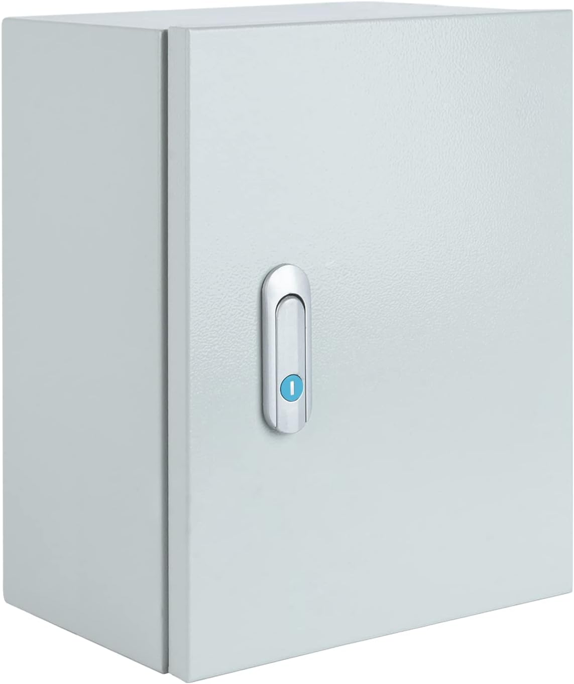 Steel Electrical Junction Box, Indoor&Outdoor Electrical Enclosure Box, Wall Mounted Waterproof&Dustproof Metal Box, Universal Electric Equipment Enclosure Box with Safety Locks and Mounting Plates