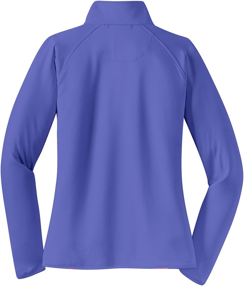 DRIEQUIP Ladies Moisture Wicking 1/2-Zip Stretch Pullover Sweatshirts in XS-4XL