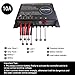 HUINE 10A PWM Solar Charge Controller Waterproof IP68 12V 24V Solar Panel Controller Regulator for RV Caravan Boat Solar Panels System (24 Hours Working Mode)
