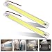 PAIRIER Luci Interne per Barca DC 12V-24V 84 COB Strip Lights Bar Lampada Illuminazione Universale,Luci Camion Motorhome Cucina Bagno Illuminazione Universale Auto Camper Caravan (2pcs)