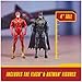 DC Comics, The Flash Ultimate Batwing Set The Flash and Batman Action Figures, 4-inch Playset Kids Toys for Boys and Girls 3 and Up