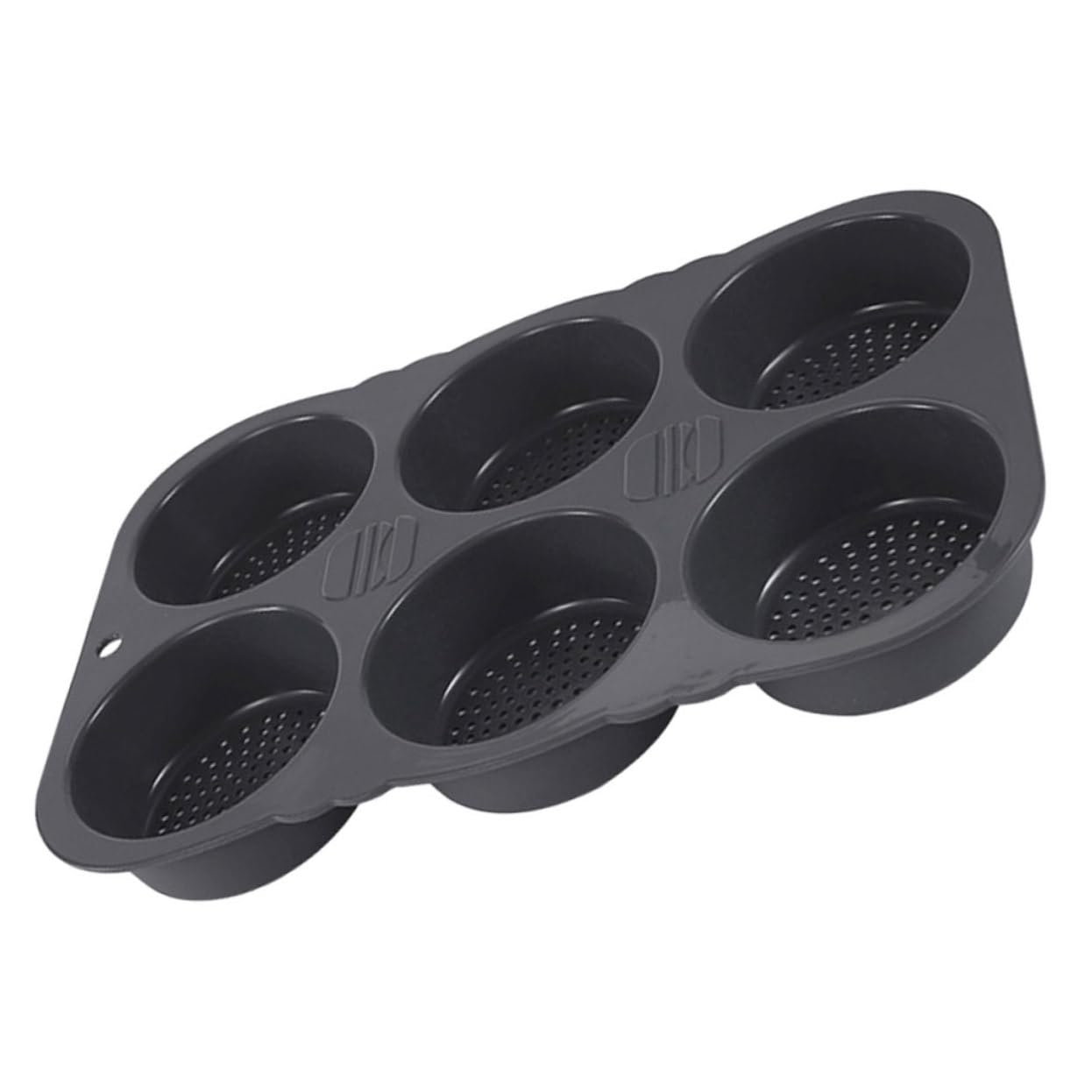 Ciieeo Silicone Burger Mold Cavity Non-Stick Baking Pan for Homemade Pies Kitchen Tool for Efficient Baking Easy to Demould for French Bread and Buns