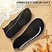 Imagen de WateLves Zapatos AcuáTicos Zapatos AcuáTicos Neutros Secos Antideslizantes Snorkel De Surf Zapatos Descalzos Zapatos De Piscina Zapatos De Playa Zapatos De Agua Líneas Negras 42