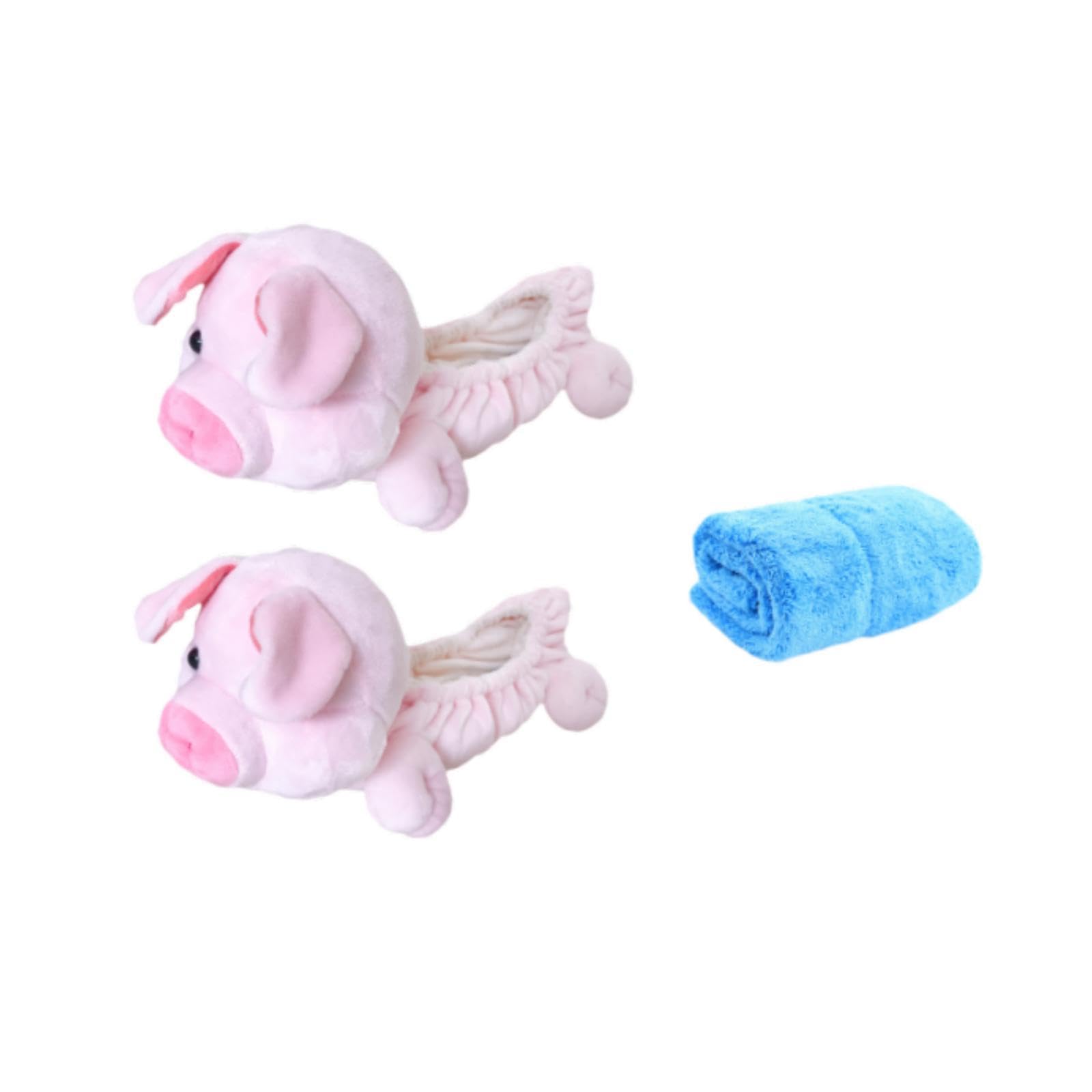 Copri lama per pattini da ghiaccio per pattini da hockey, protezione morbida in peluche con simpatico design a forma di animale, lunghezza 35 cm