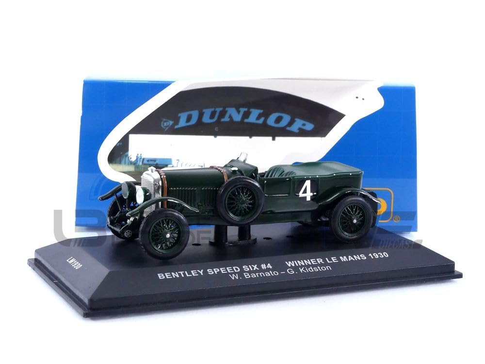 Diecast Model Bentley Speed Six (1930 Le Mans Winner) in Dark Green, 1:43