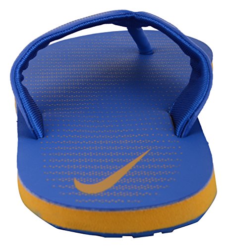 Image of Nike Men's Chroma 5 Hyper Cobalt /Blk-Gold Leaf Flip Flops Thong Sandals