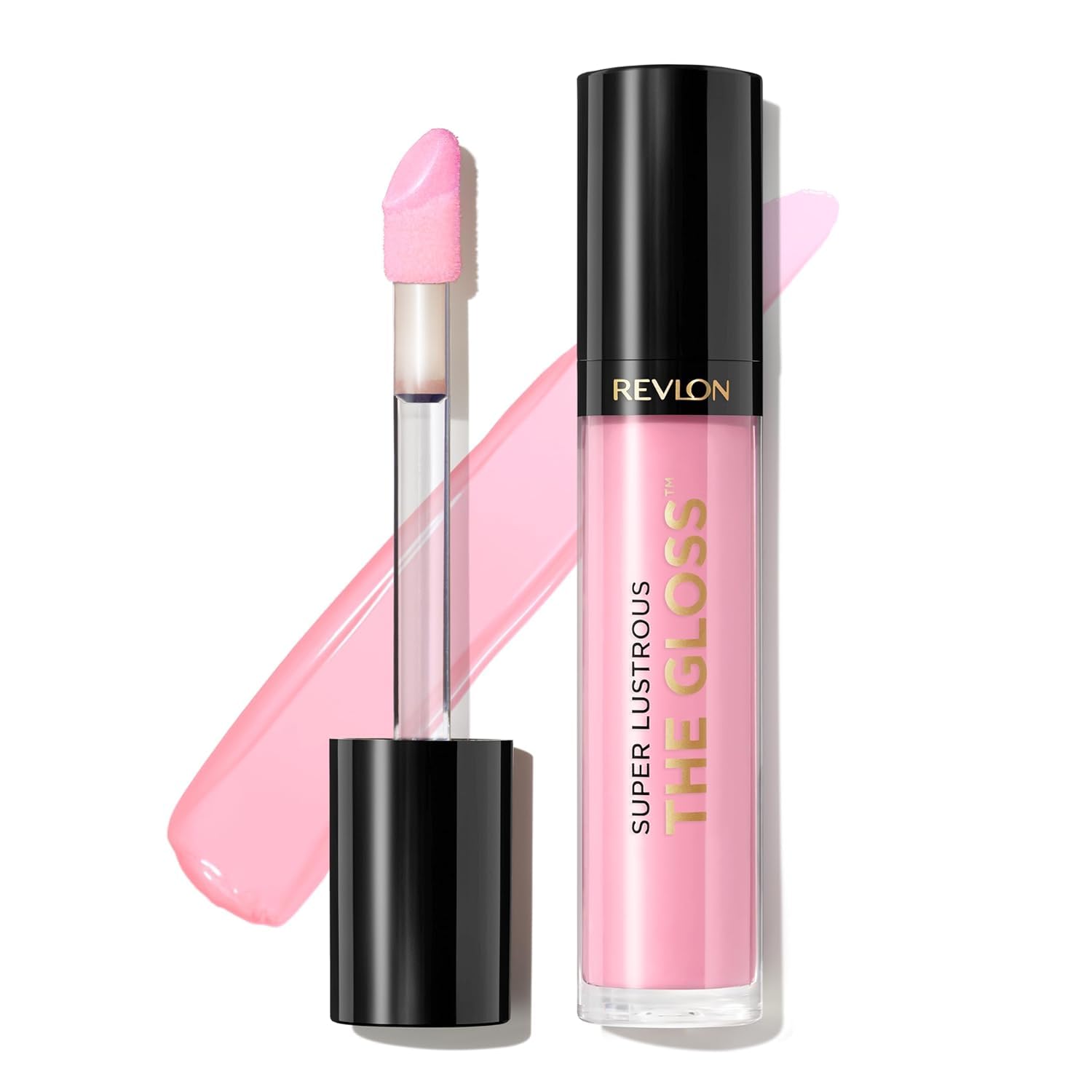 Revlon Super Lustrous The Gloss, Non-Sticky, High Shine Glossy Finish, Lightweight Moisture Enriched With Agave, Moringa