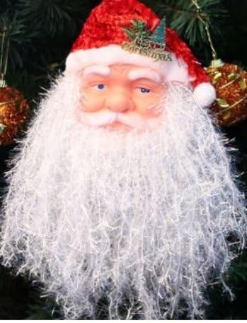 2013 Super Santa Santa Claus Vivid Christmas Mask Hang on Tree 5025cm