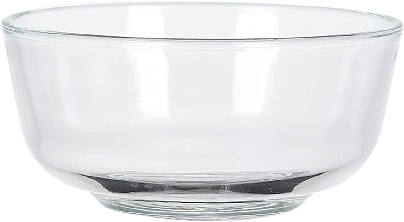 Schüssel, Glasschüsseln Salatschüssel aus transparentem Glas(Large)