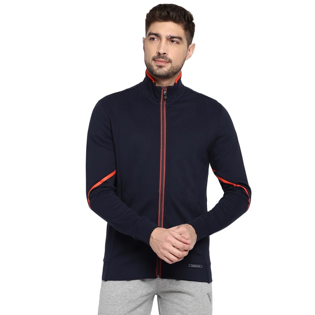 van heusen Cotton Blend Men High Neck Jacket-picture-42