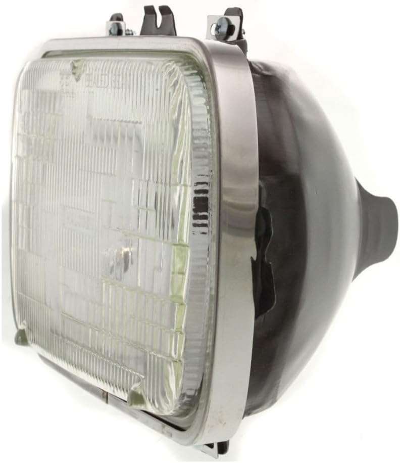KarParts360 For Chevy C10 1978-1986 Headlight Assembly Driver And Passenger Side | Pair | With Bulbs | Replacement For GM2500112 | 5972850, 25949657
