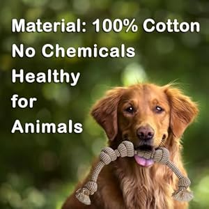 Dog Rope Toys For Large/Medium Aggressive Chewers, Tough Rope Chew Toy. Indestructible Natural Cotton Tug of War Pull Teeth Cleaning, Premium and Non-toxic, Pet Supply Natural Rope Dog Toy-3 Pack Dog Rope Toys For Large/Medium Aggressive Chewers, Tough Rope Chew Toy. Indestructible Natural Cotton Tug of War Pull Teeth Cleaning, Premium and Non-toxic, Pet Supply Natural Rope Dog Toy-3 Pack