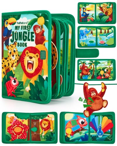 hahaland Busy Board Libro Montessori 1 año, Juguetes Niños 1 2 3 años