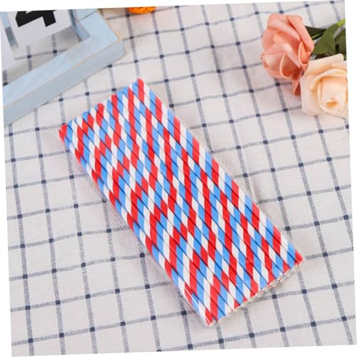 150 pitillos biodegradables de papel multicolor 19.7 cm miniatura 3
