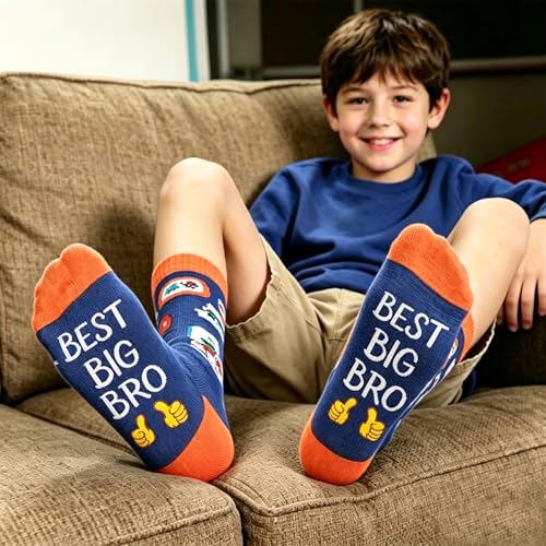 Dreamgirnh Big Brother Gamer Gift Set-6 PCS New Brother Gifts for Boys, 12 oz Big Bro Unlocked Tumbler, Birthday Christmas Gaming Gifts for Sibling and Teens Boy by Dreamgirnh - Used condition - Image 4