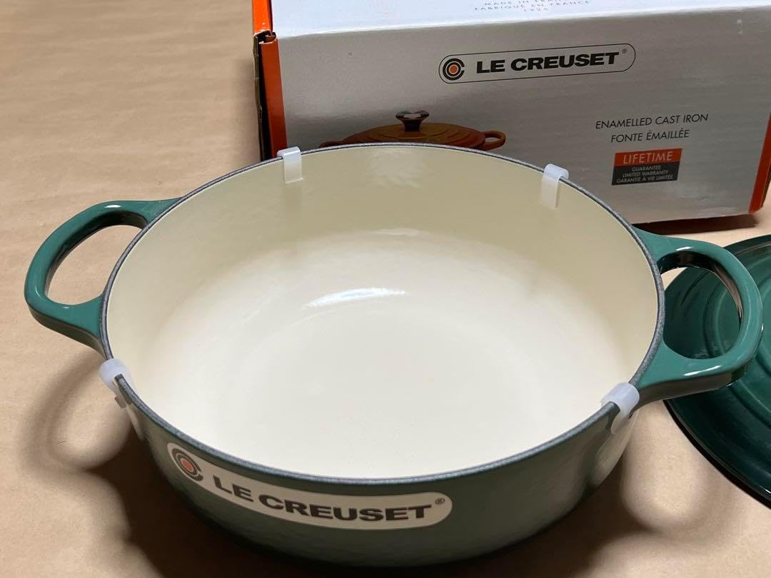新品未使用 ル・クルーゼ浅型両手鍋ソートゥーズ 24cmアーティチョーク 未使用 ル・クルーゼ浅型両手鍋ソートゥーズ 24cm