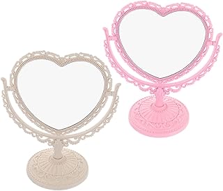 Angoily Portable Stylish Makeup Table Mirror ...