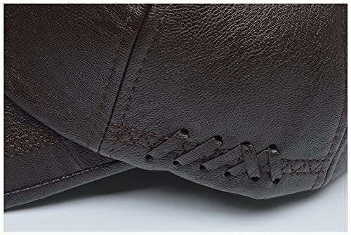 Boné de beisebol simples masculino, boné de beisebol clássico de poliuretano estruturado ajustável,