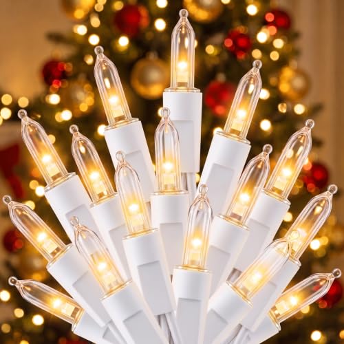LED Christmas Lights Indoor Outdoor, 33FT 100 Count Mini String Lights