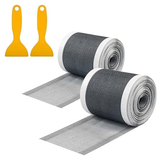 Neodrain Abflusssieb Dusche 9cm x 10m Abfluss Haarfänger Duschabfluss Haarsieb Mesh Aufkleber mit Plastikspatel für Duschrinne Bad, 2 Stück