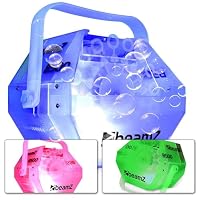 BeamZ B500LED - Automatische Seifenblasenmaschine mit LED Hochzeit Seifenblasen Maschine mit LEDs, 9000 Bubbles pro Minute, 25 Watt, Bubble Machine, Effektmaschine – Ansicht 2