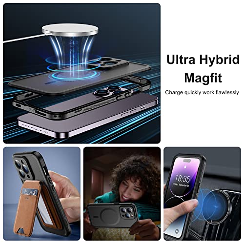 Temdan [Real 360 Magnetic For Iphone 14 Pro Max Case Waterproof,[Compatible With Magsafe] Built-In Glass Camera Lens & Screen Protection [Military Dropproof][Ip68 Underwater] Shockproof Phone Case #TOP5