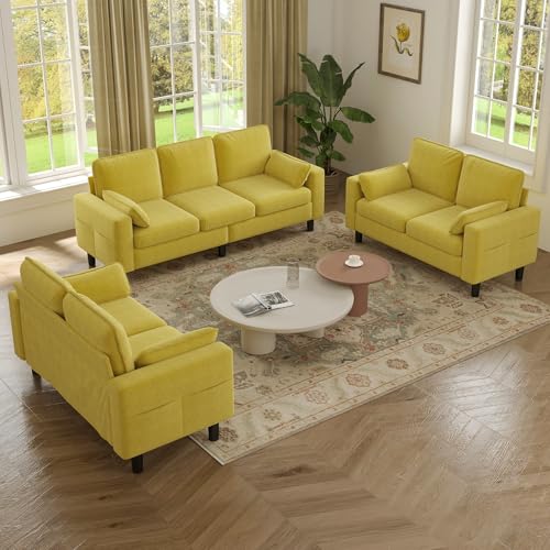 kinbor Big Comfy Modular Sectional Sofa with Memory Foam -