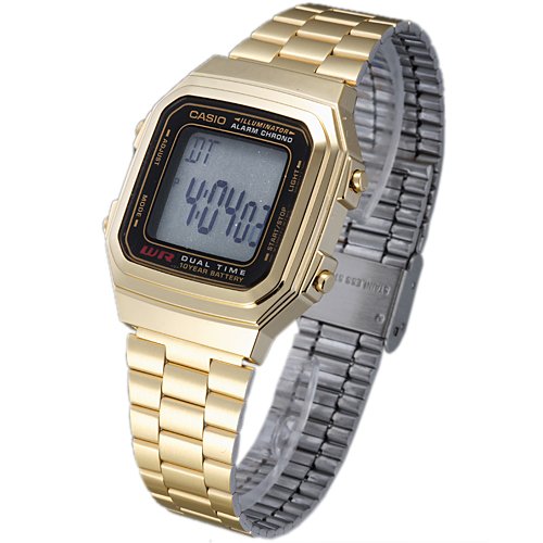 Relógio Feminino Digital Casio A178WGA-1ADF - Dourado