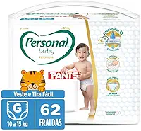 Personal Fralda Baby Premium Pants G, 62 Unidades