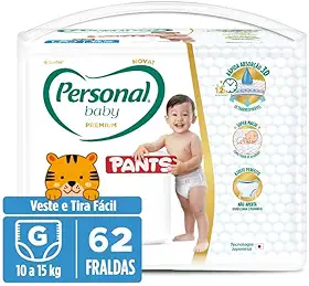 Personal Fralda Baby Premium Pants G, 62 Unidades