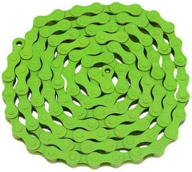 Lowrider KMC Chain 1/2x1/8x112 Green. for Bicycle Chain, Bike Chain, Bikes, Beach Cruiser, Chopper, limos, Stretch, BMX, Track Fixie Bicycles