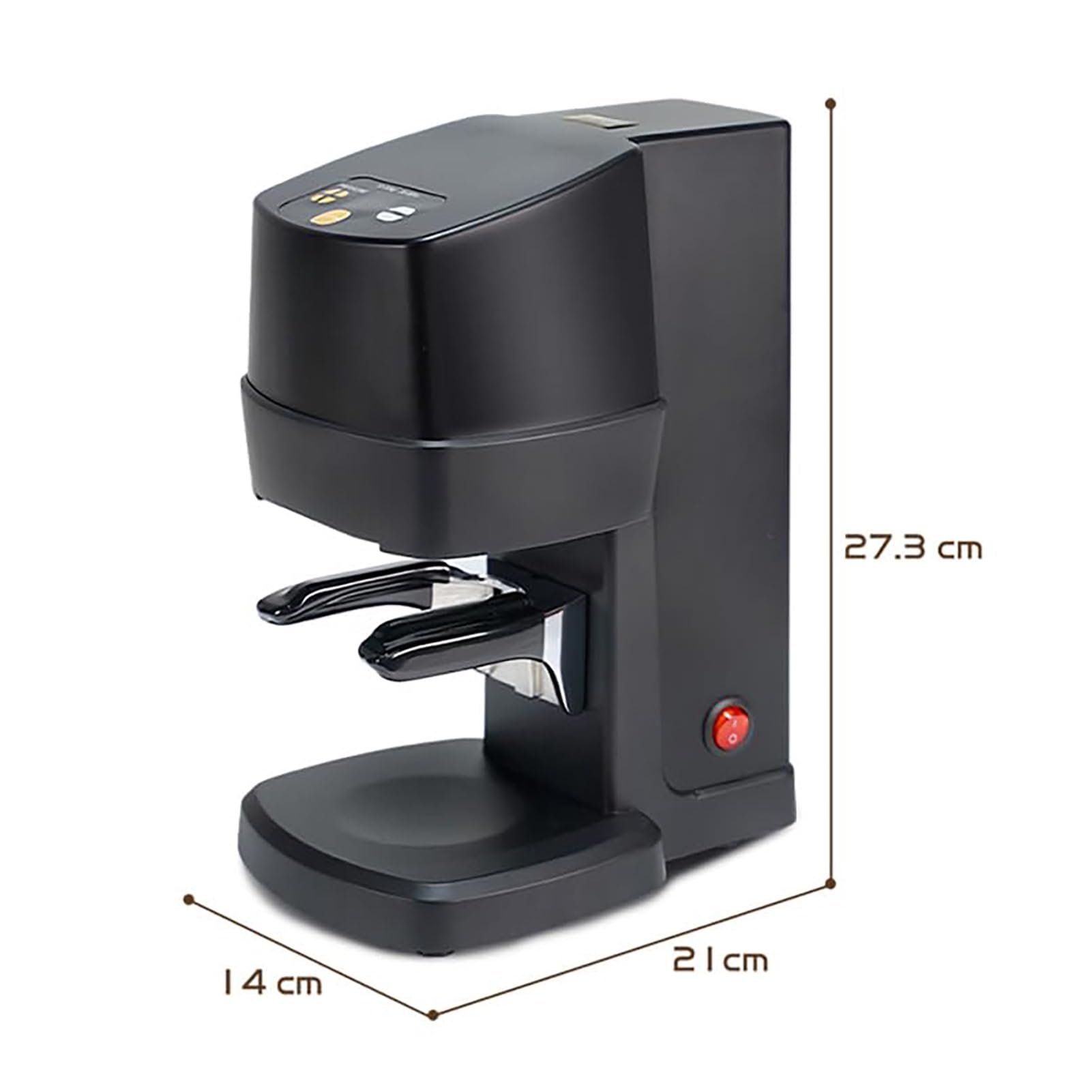 Automatyczny ubijak do kawy, ubijak do kawy 58 mm, regulowany nacisk 10-30 kg/22-66 funtów, automatyczna elektryczna prasa do kawy ziarnistej, regulowana wysokość ubijaka do kawy
