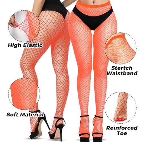 Image of Buauty Black Fishnet Stockings for Women, Fishnet Tights Plus Size One Size Fit All