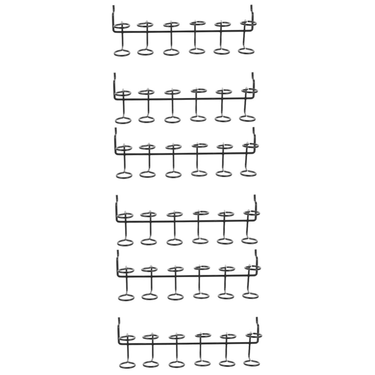 Angoily 6 Schraubendreherhalter für Lochwand Praktischer Pegboard Werkzeughalter mit Multi Ring Design Einfache Montage ohne Nägel für Schraubenzieher Zangen und Werkzeuge im und