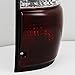 AKKON - For Toyota Tacoma Pickup Dark Red Tail Lights Brake Lamps Driver Left + Passenger Right Replacement Pair