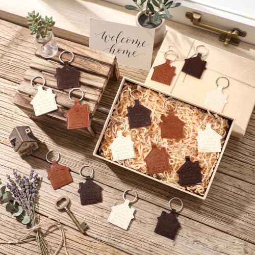 Image of Inbagi 20 Pcs New Home Keychain Bulk Welcome Gifts