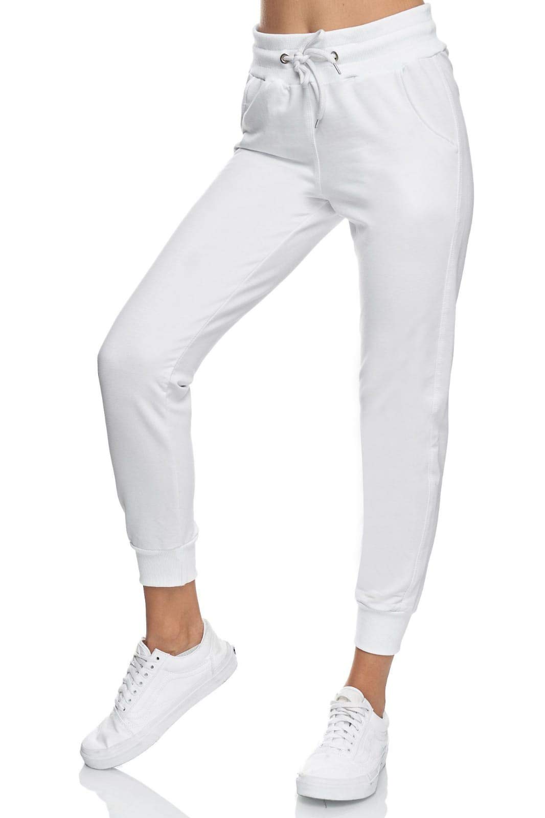 Smith & Solo Pantaloni della Tuta Donna, Pantaloni Sportivi Donna in Cotone, Pantaloni Estivi Donna Slim Fit per Yoga e Fitness, Pantaloni da Donna Moderni e Comodi a Vita Alta