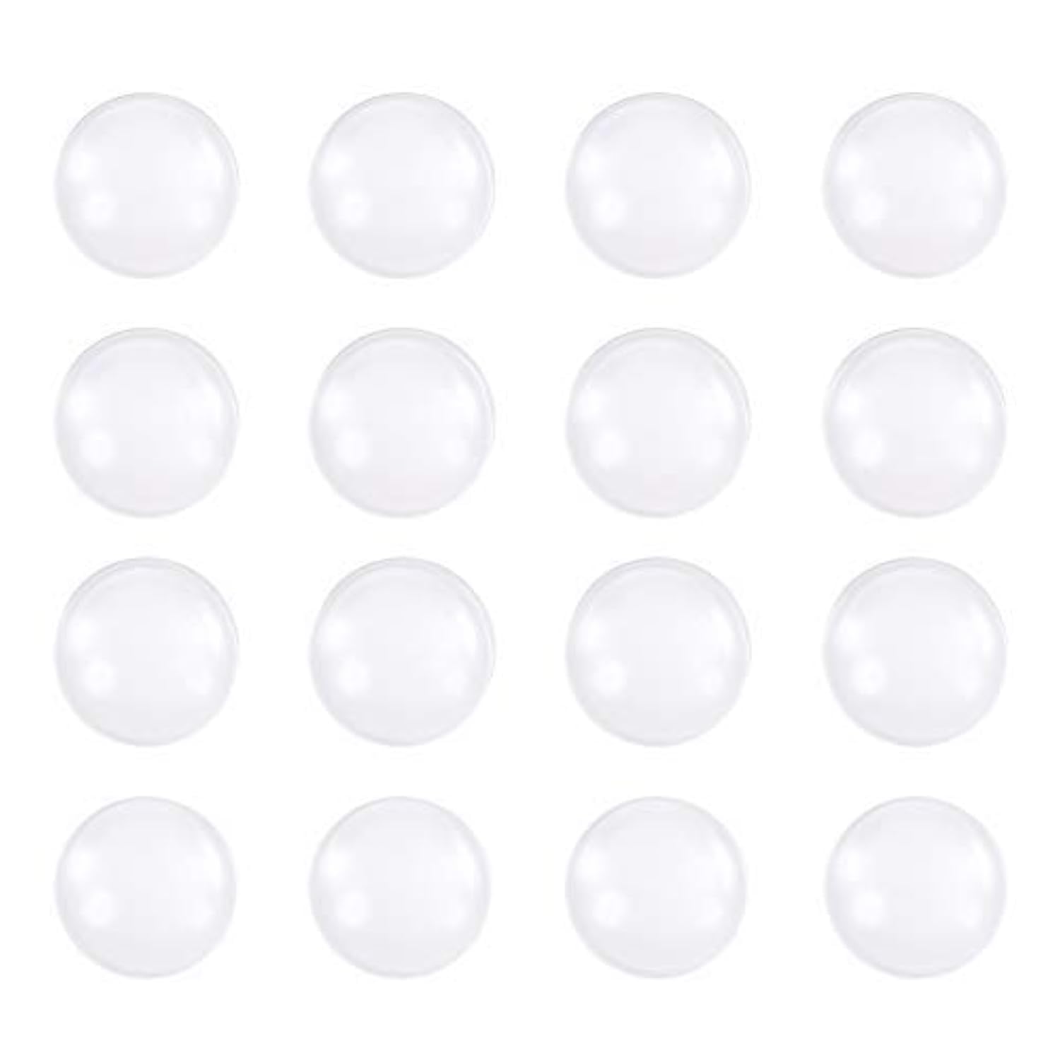 Lot De 200 Cabochons En Verre Ovales Transparents 10 Mm - Pour Création De Bijoux DIY Et Décoration