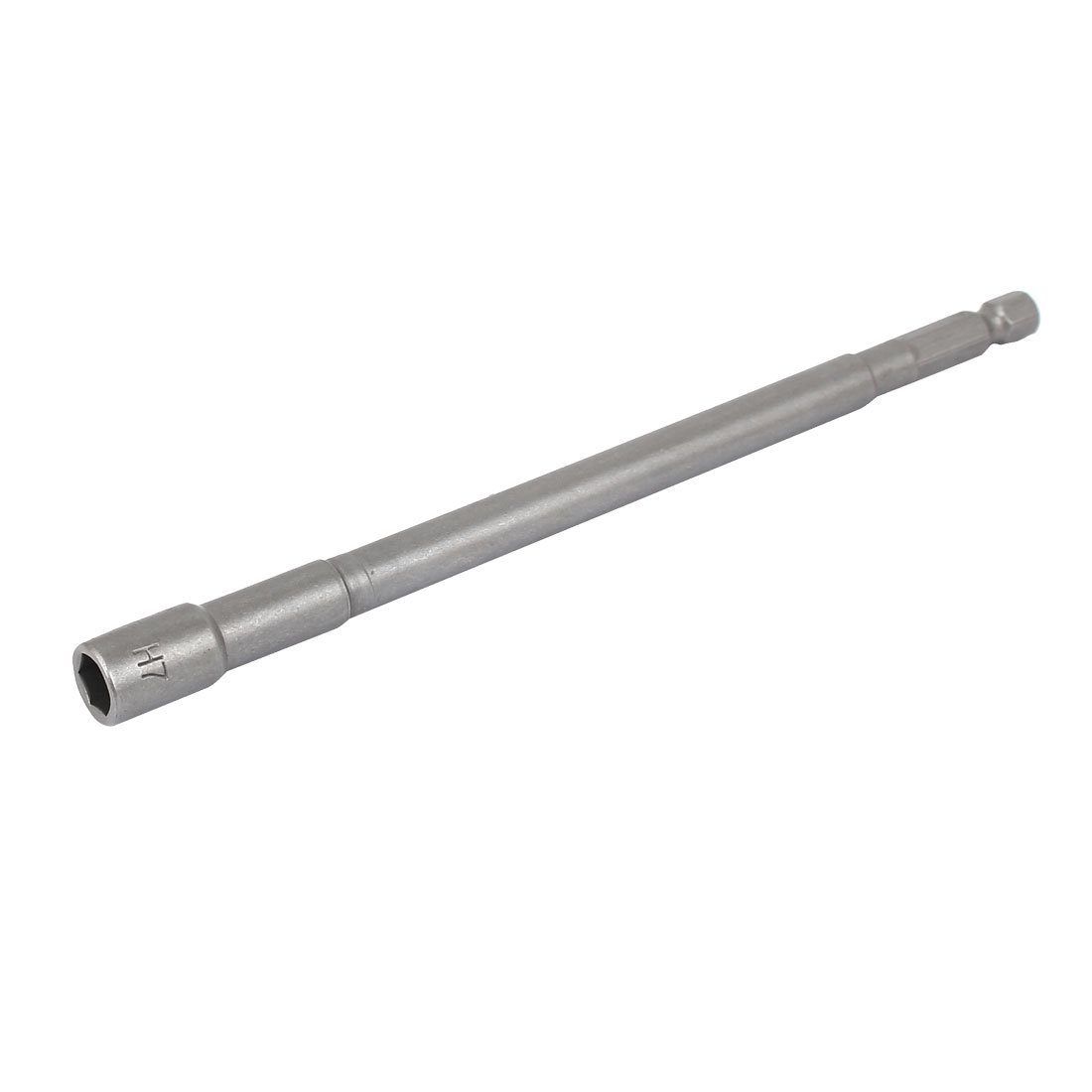 Uxcell Silver Grey Sourcingmap 7Mm Hex Socket Spanner Nut Setter Driver Bit Tool 150Mm Length Non Magnetic