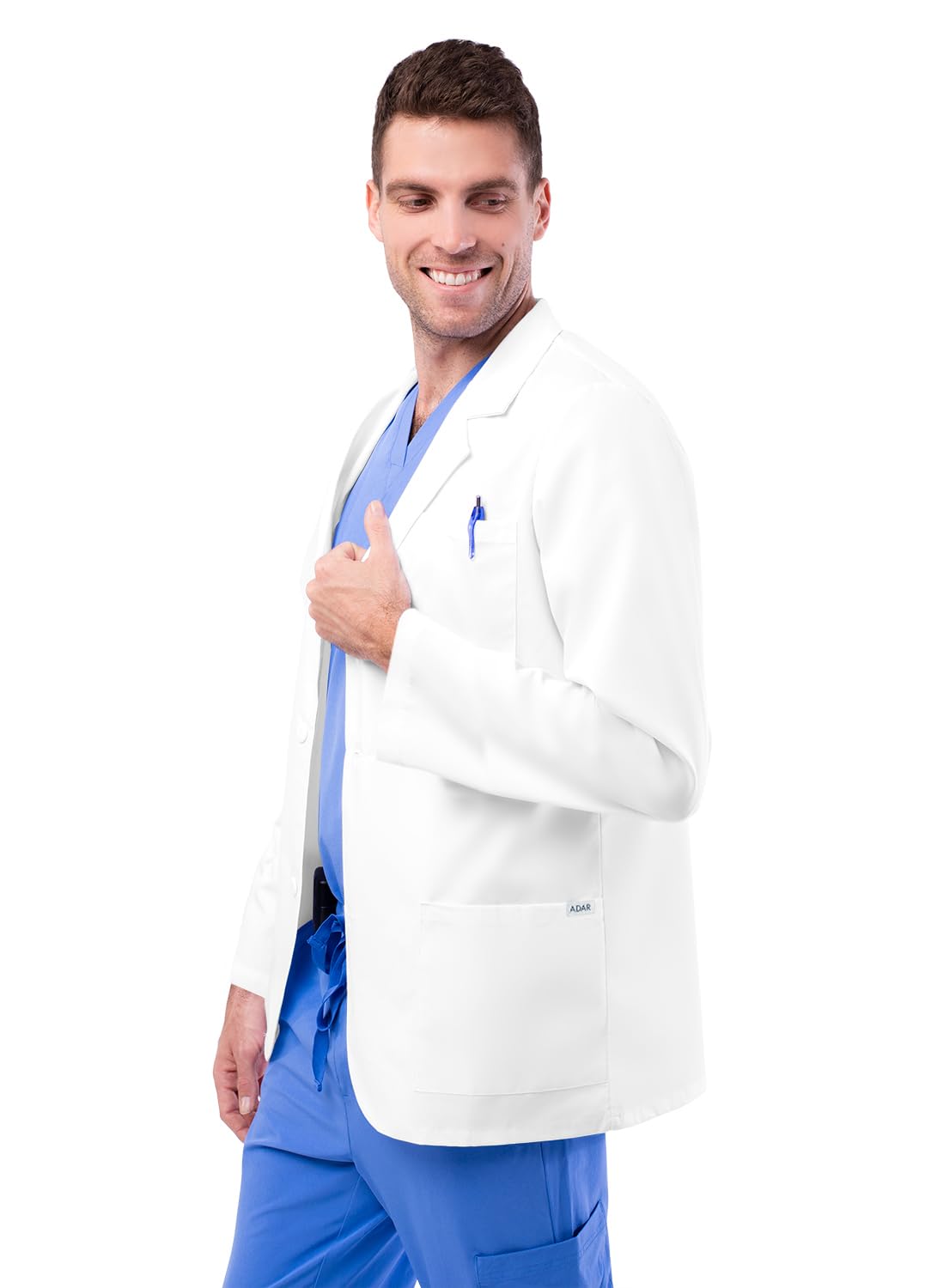 ADAR Medical Uniforms 805 Blanco Classic Unisex adulto (Pack de 1)