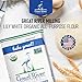 Great River Milling Lily White Organic All-Purpose Flour | Unbleached & Unbromated | Non-GMO, Kosher | Ideal for Bread, Cookies, Cakes, Pizza Dough & Everyday Baking | 25 Lb