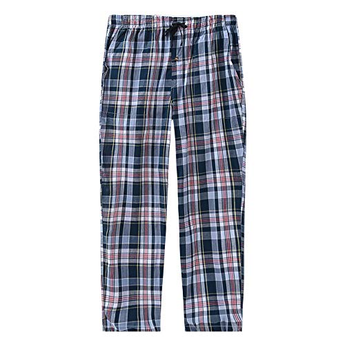 MoFiz Men's Pajama Pants Ultra Lightweight Pjs Bottoms Sleepwear Bottom Pants with Pocket Drawstring 3-Pack3