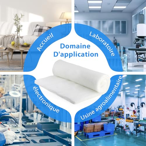 TGHongKy Aeration Ventilation Filter,50x120x2cm,Coton Filtrant D'usine,Filtre Systeme de Aeration,Lavable,Filtration Efficace,Filtre en Coton pour Ventilation XX – vue 6