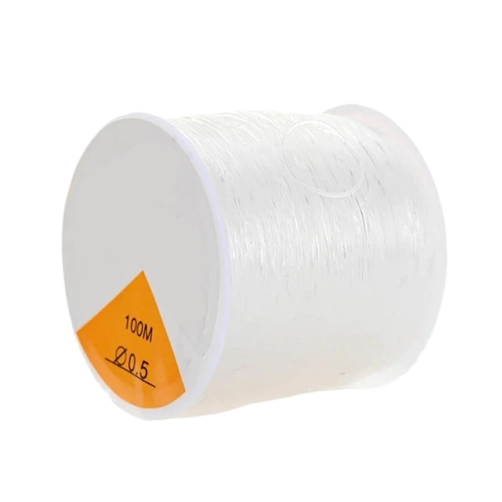 Fil Bracelet Fil élastique Transparent en Cristal, 500/100 m, for la Fabrication de Bijoux, Bracelets, Colliers, Accessoires(0.5mm,500m(5 Rolls))