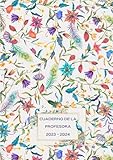 Cuaderno de la Profesora: Planificador de clases - Visión de la semana completa en dos páginas