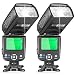 Produktbild Neewer® Zwei i-TTL-Blitz Speedlite für Nikon DSLR-Kamera So wie Smart D7200 D7100 D7000 D5200 D5100 D5000 D3000 D3100 D300 D700 D600 D90 D80 D70 D70 D60 D50 (NW-562)