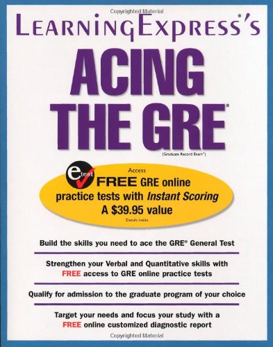 Buy Acing the Gre Exam: Learning Express — BookShops.in