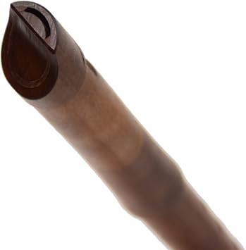 Key of C Wooden Whistle PCS-03 Great Sound Hand Carved Rosewood Traditional Folk Wind Instrument Flute Orchestra Unique Woodwind Handmade Brown, Brown wood