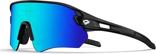 TOREGE Z87 - Gafas de sol para hombres y mujeres, ciclismo, pesca, correr, conducir, béisbol, antiniebla, gafas de sol deportivas, protección UV,